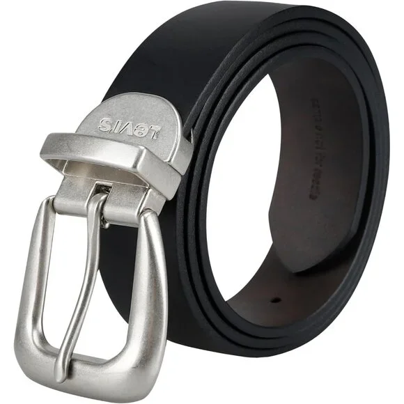 Women's Reversible Casual Jean Belt Leather PU Adjustable Western Style